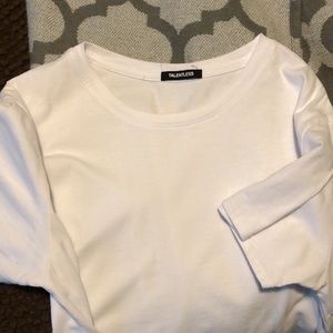 Talentless womens white tshirt. Medium. Washed but not worn.